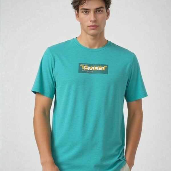 Cool Green Graphic Print T-Shirt