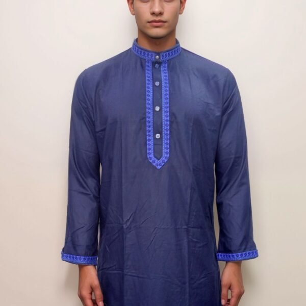 Mens Premium Blue Panjabi