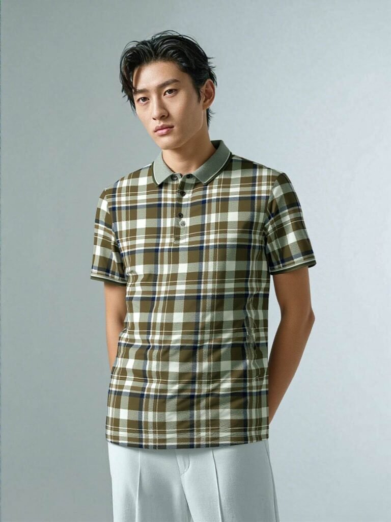 Classic Checked Polo Shirt