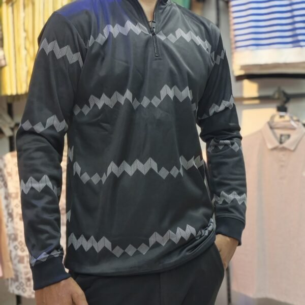 Full Sleeve Zipper Polo For Biker