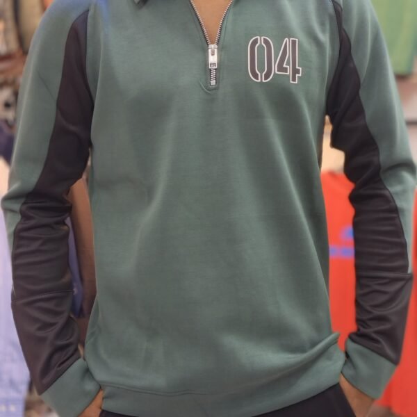 Full Sleeve Zipper Polo