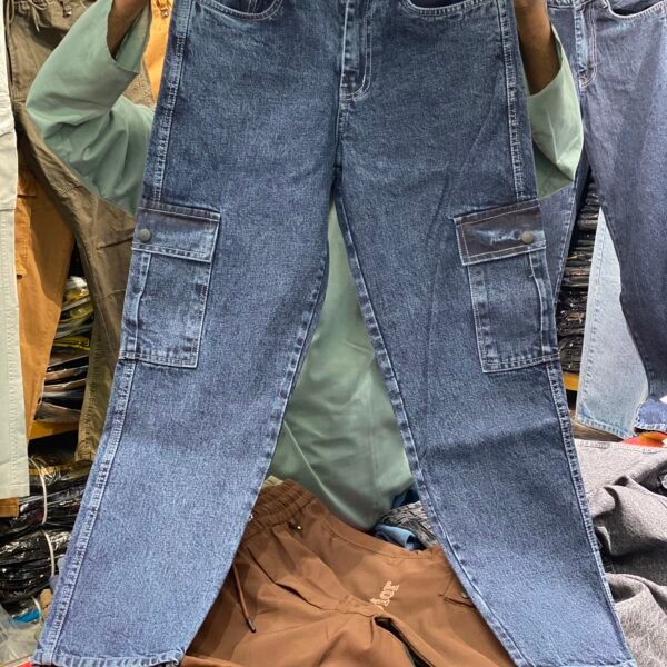 Blue Cargo Jeans