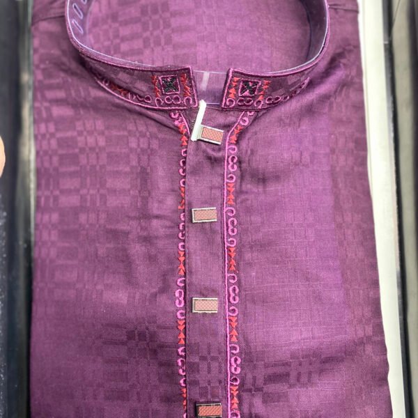 Maroon Panjabi