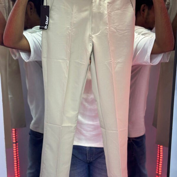 Off White Bootcut Formal Pant