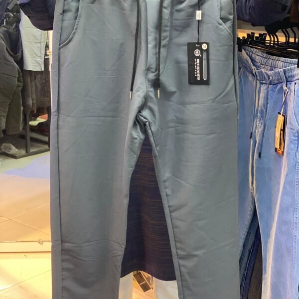 Solid Sky Color Trouser