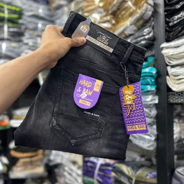 Hard & Row Black Jeans Pant 220